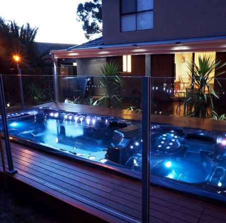 Плавательный спа бассейн Vortex Spas Hydrozone Exterme