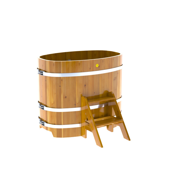 Купель овальная BentWood из лиственницы 0,76x1,16
