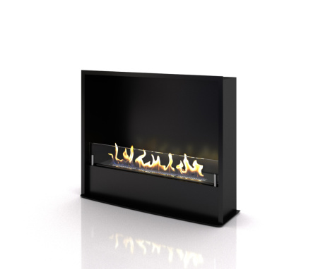 Биокамин в мраморном портале Firezo Bello